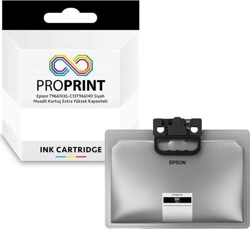 Epson T9661XXL - C13T966140 Siyah Muadil Kartuş - WF-M5298DW