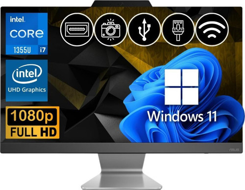 I7-1355U 24GB DDR5 512 GB M.2 SSD 23.8" IPS W11Pro AIO BilgisayarA3402WBAK-I716512B0D ATL21