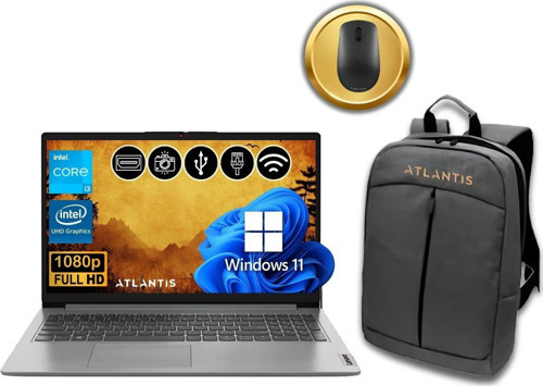 IdeaPad 1 15IAU7 İ3-1215U 8GB 1TB M.2 SSD 82QD00H0TXATL35 15.6" W11Pro Notebook+Çanta&Mouse