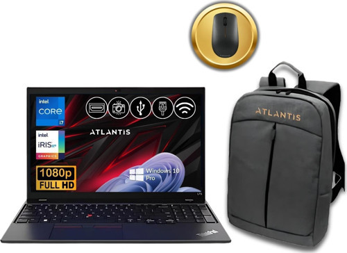 ThinkPad L15 i7-1255U 40GB 256GB M.2 SSD 21C30074TX ATL28 15.6" W10Pro Notebook+ Çanta&Mouse