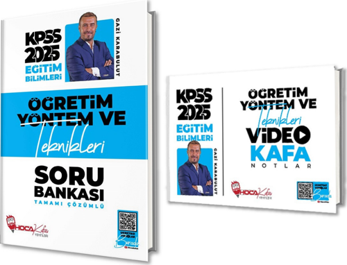 Hoca Kafası 2025 KPSS Eğitim Bilimleri ÖYT Ders Notları ve Soru 2li Set