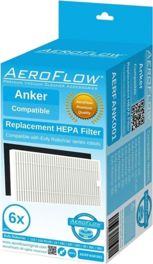 Aeroflow Anker Eufy Robovac 30 Hepa Filtre - 6 Adet Sf0327