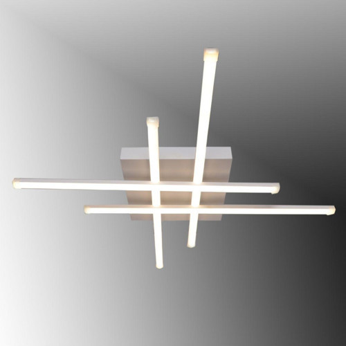 Tt036-By Hashtag Modeli Mat Beyaz ( 3 Renk Işık Modüllü ) Led Avize