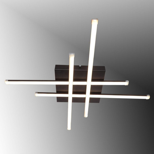 Tt036-Sy Hashtag Modeli Mat Siyah ( 3 Renk Işık Modüllü ) Led Avize
