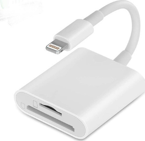 2in1 Lightning to Sd / Tf Kart Okuyucu Dönüştürücü Adaptör