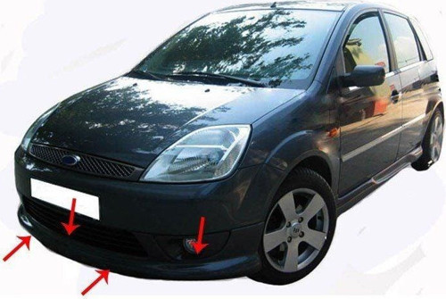Ford Fiesta Uyumlu 5 Ön Tampon Altı Fiber 2002-2008