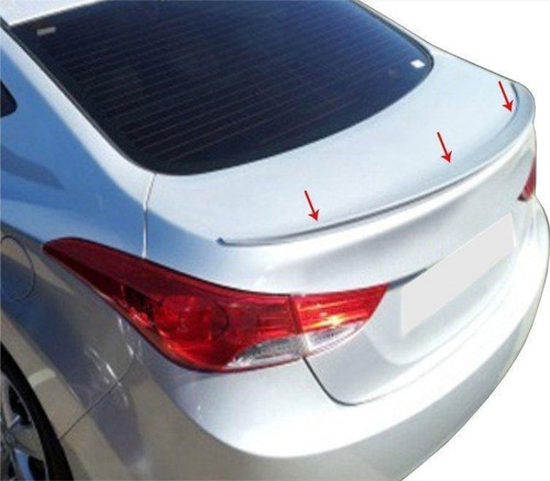 Hyundai Elantra Uyumlu 5 Spoiler Bagaj Gt Fiber 2012 Ve Sonrası
