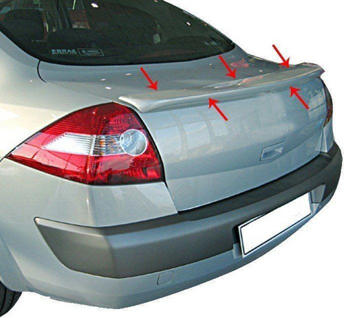 Renault Megane Uyumlu 2 Sedan Spoiler Bagaj Gt Fiber 2003-2008