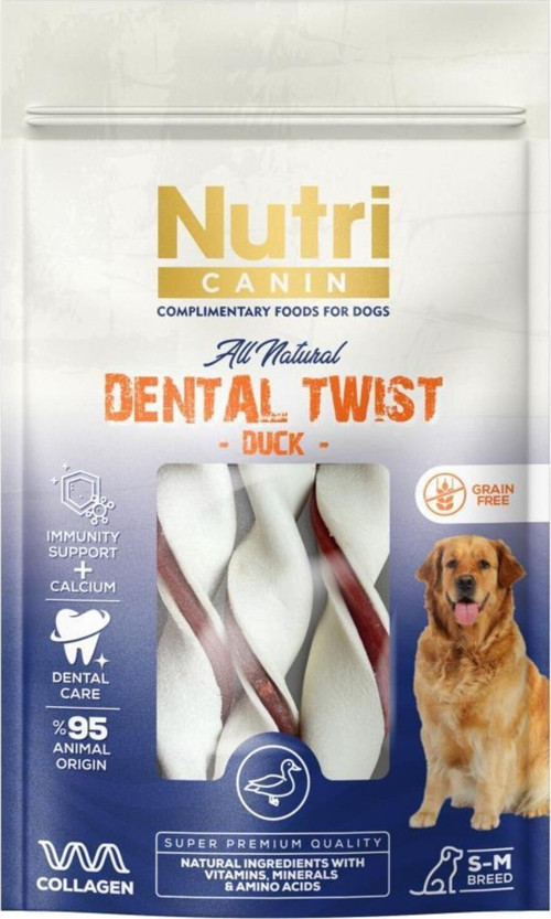 Dental Twist Ördekli Diş Sağlığı Köpek Ödülü 80 Gr