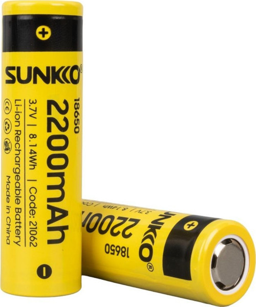 3.7 Volt 2200 Mah 18650 Şarj Edilebilir Pil 2 Adet Lityum İon Şarjlı Pil 18x65mm