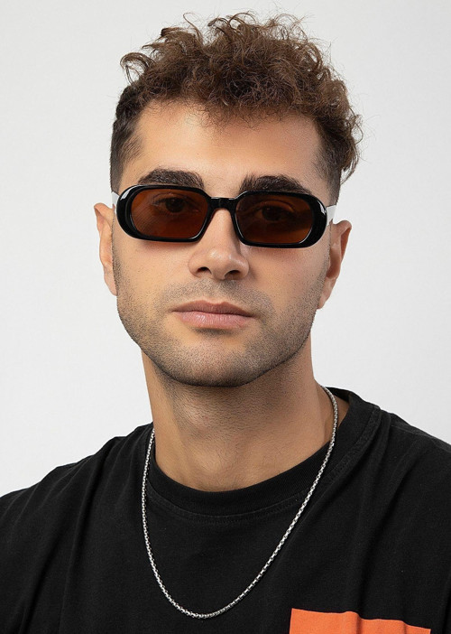 Elips Model Kemik Çerçeve Erkek Güneş Gözlüğü