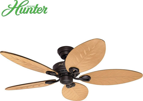 Hunter - Bayview Çağdaş Bronz - 137 Cm. Nemli Dış Mekan Tavan Vantilatörü