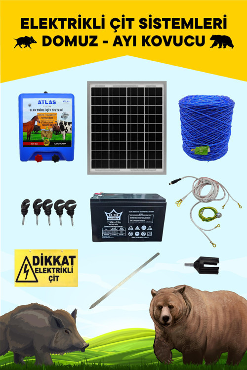 EKONOMİK DOMUZ AYI KOVUCU 5 YIL GARANTİ 2000MT ÖMÜRLÜK ÜRÜN NO4