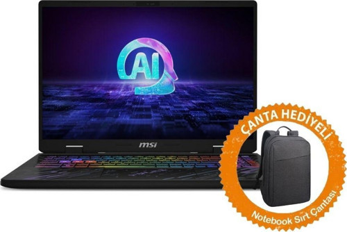 PULSE 16 AI C1VFKGC46-093XTRC46 İntel Core Ultra 7 155H 32GB 4TB SSD RTX4060 Windows 10 Pro 16" WUXGA 144Hz IPS Taşınabilir Bilgisayar+Çantalı
