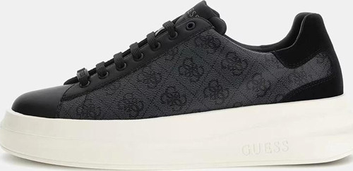 Erkek Elba 4G Logolu Siyah Sneaker