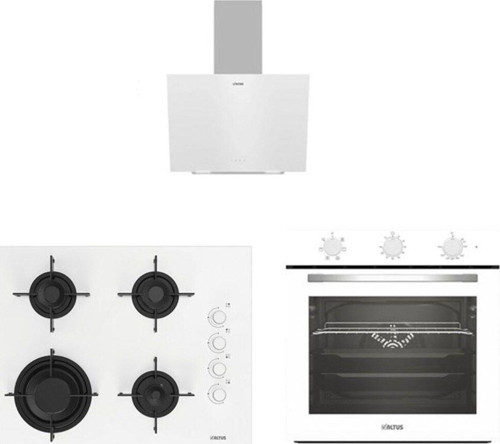 ALA 321 W Fırın 189 DW Ocak 570 W Davlumbaz Beyaz Ankastre Set