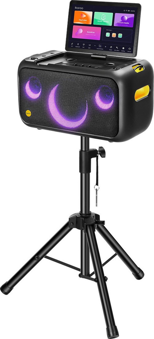 Partybox Hoparlör Standlı Break X1 460W Karaoke Bluetooth Hoparlör Seti