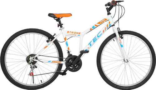 Tec Strong 24" Jant 21 Vites V-Fren Beyaz - Turuncu Dağ Bisikleti