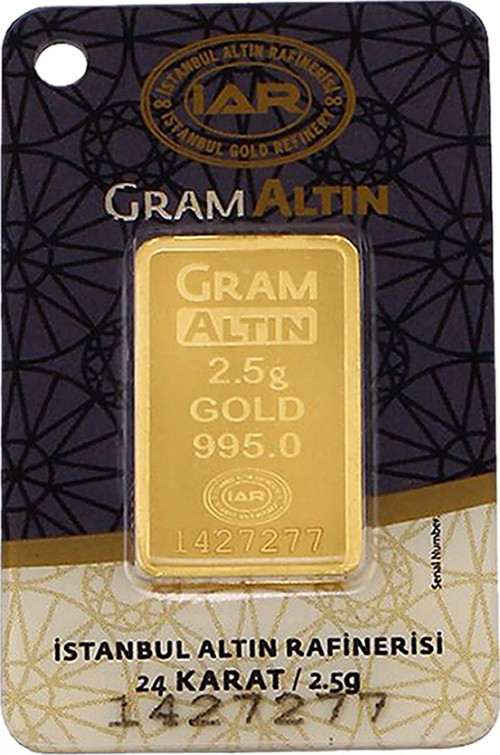 2,5 Gram Külçe Altın 24 Ayar
