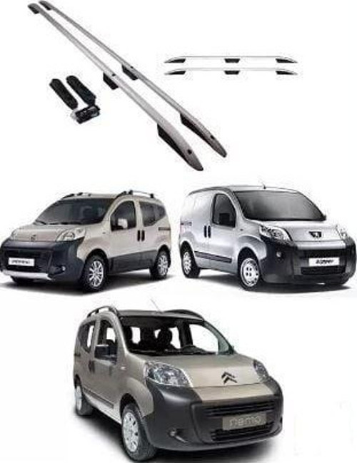 Citroen Nemo Tavan Çıtası Portbagaj Gri 2008+ Sonrası Uyumlu