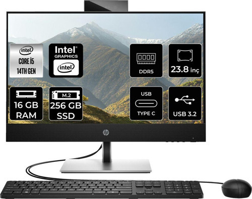 Proone 440 G9 İ5 14500T 16Gb 256Gb Ssd 23.8" Fhd Fdos All In One Bilgisayar & Per4 Bellek