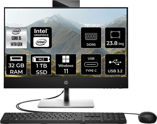 Proone 440 G9 İ5 14500T 32Gb 1Tb Ssd 23.8" Fhd W11P All In One Bilgisayar & Per4 Bellek