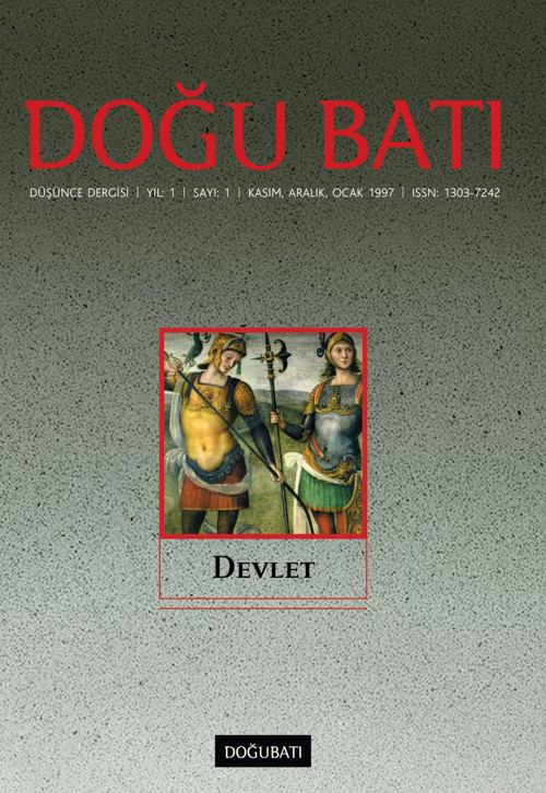 Doğu Batı Sayı 01: Devlet