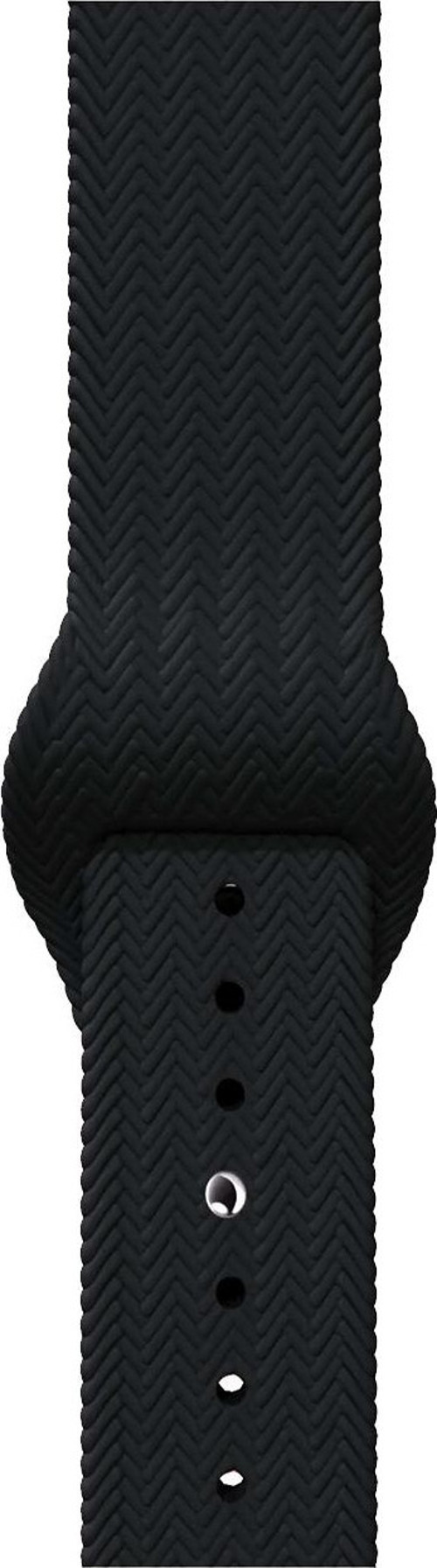 42-49mm Yeni Nesil Apple Uyumlu Akıllı Saat Kordonu Silikon Siyah
