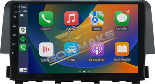 HONDA CİVİC FC5 2016 - 2021 6 GB RAM 128 GB HAFIZA ANDROID MULTIMEDIA TEYP