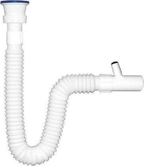 Çamaşır Çıkışlı Lüx Körüklü Lavabo Sifon
