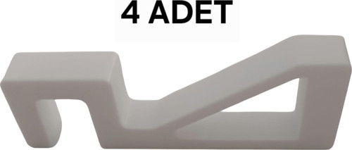 4 Adet Plastik Pencere Kolu Kapı Cam Aralama Stoperi Kolu Tutucu Tutacağı Durdurucu Tamponu