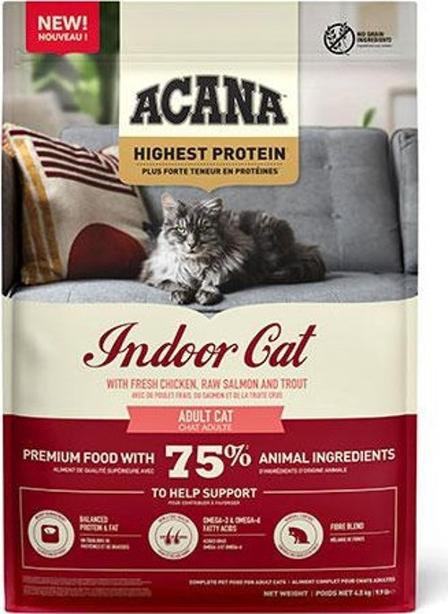 Indoor Yüksek Proteinli Tavuk ve Balıklı Kısırlaştırılmış Kedi Maması 4,5 Kg