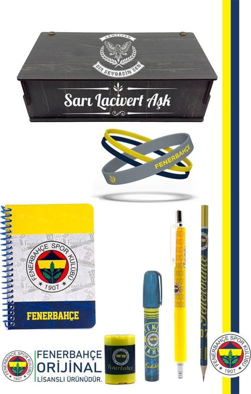 Orijinal Lisanslı Kalem Bileklik Bloknot Kalemtıraş Silgi Hediyelik Set