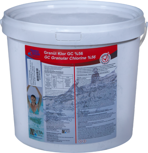 GC 10 Kg Chlor Stabilize Diklor Granül %56 Aktif Klor - Granular Chlorine-ToptancıyızBiz