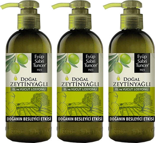 Doğal Zeytinyağlı El Ve Vücut Losyonu 250 ml x 3
