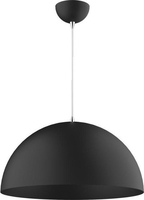 Rys Retro Metal Dekotatif Siyah İçi Siyah Dekoratif Tekli Saklıt Avize Çap:30 cm