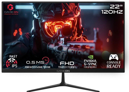 GOES22FHD120IPS 22" FHD, 120Hz, MPRT 0.5ms, HDMI 2.1, PS5 Destekli, Hızlı IPS Siyah Oyuncu Mo