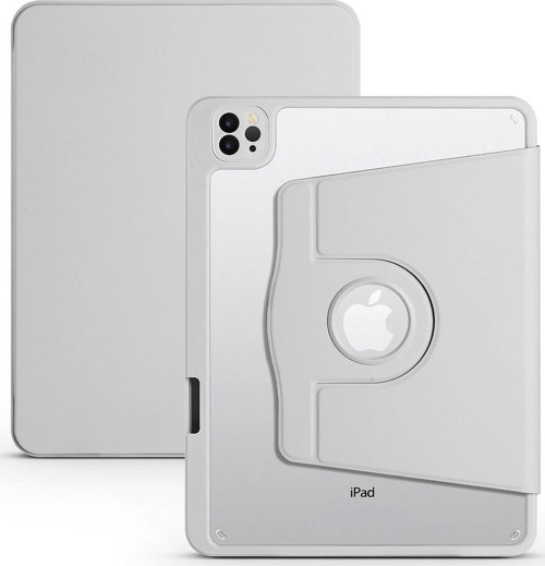 Apple İpad Air 11 2024 Kılıf Zore Termik Kalem Bölmeli Dönebilen Standlı Kılıf