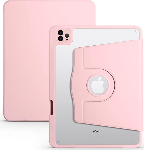 Apple İpad Air 11 2024 Kılıf Zore Termik Kalem Bölmeli Dönebilen Standlı Kılıf