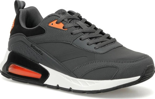 KINETIX 3W EVANS PU 3PR ERKEK SPOR AYAKKABI GRI_TURUNCU Gri-Turuncu