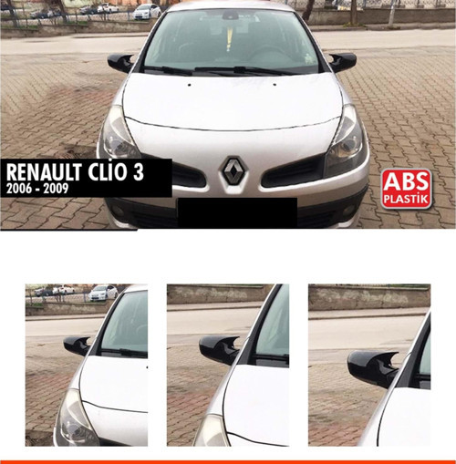 Clio 3 Batman Ayna Kapağı Piano Black / 2006-2009