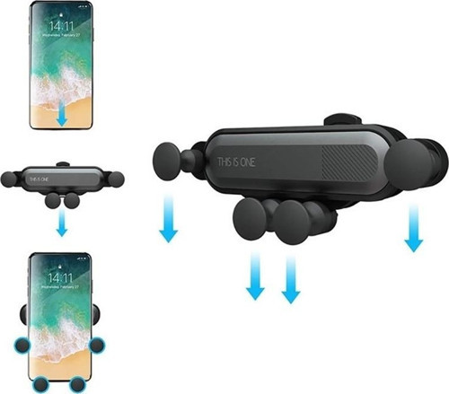 Çok yönlü telefon tutacağı Siyah