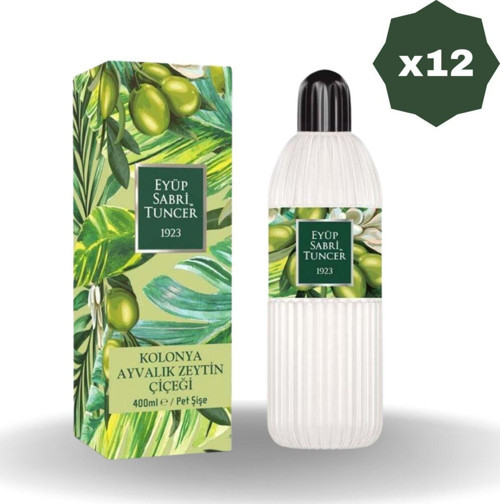 Zeytin Çiçeği Kolonyası 400 Ml - (12 Adet)