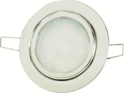 KROM GÖMME SPOT 12 V GÜN IŞIĞI 9 LED YAYLI