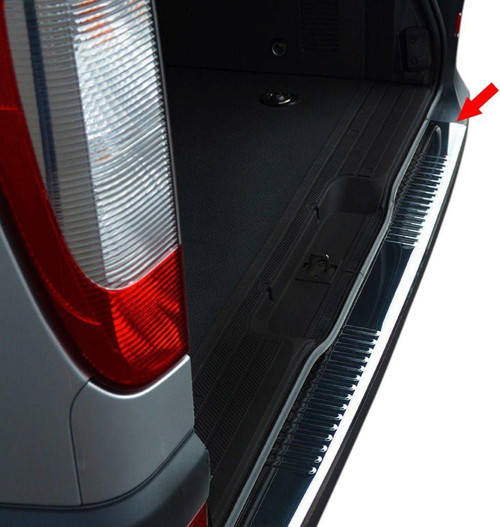 Mercedes Viano Uyumlu W639 Krom Arka Tampon Eşiği 2004-2014