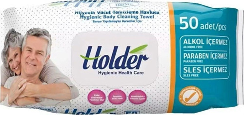 Hijyenik Vücut Temizleme Havlusu 50'Li