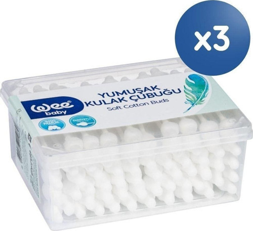 Emniyetli Kulak Temizleme Çubuğu Seti (60X3 180 Adet)