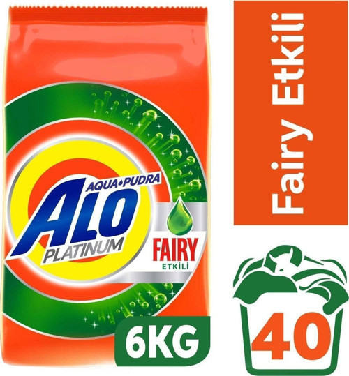 Platinum 6 Kg Fairy Etkili Beyazlar Aquapudra Toz Deterjan