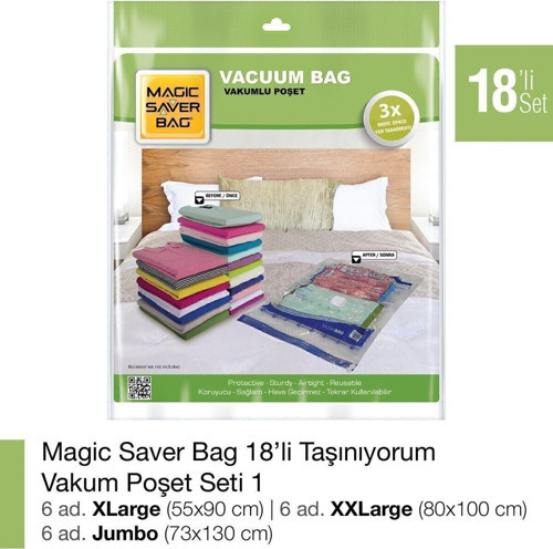 18’Li Vakumlu Poşet Set-1