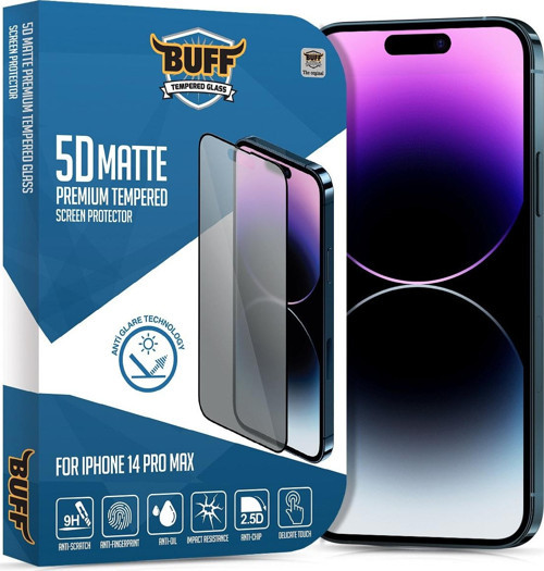 Iphone 14 Pro Max 5D Matte Ekran Koruyucu